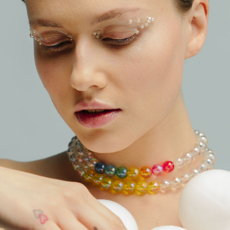 COLLIER BUBBLE TEA - La Môme Bijou - BT24 BUBBLE TEA collier Necklace necklaces PRIDE STACK XMAS23