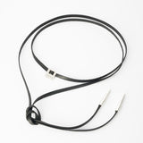 collier en cuir avec hashtag - La Môme Bijou - argent 925 collier Gold Plated necklace plaqué or silver 925