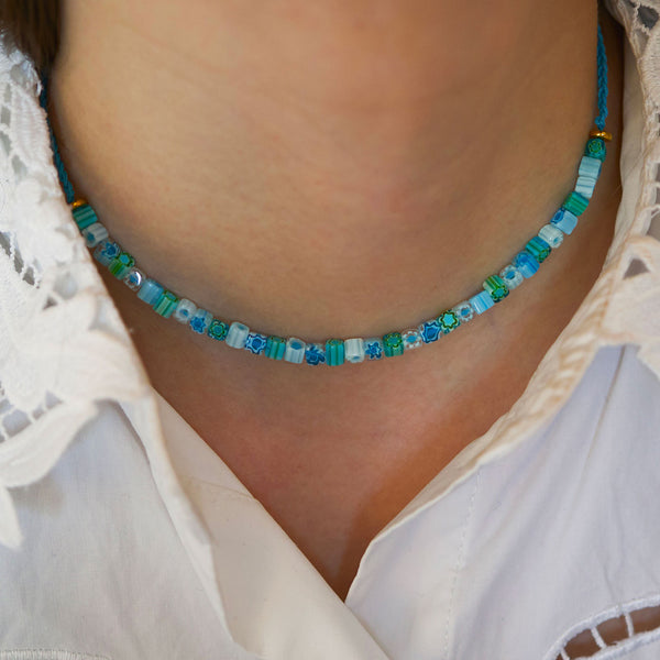collier avec perles en verre de MURANO - La Môme Bijou - collier necklaces