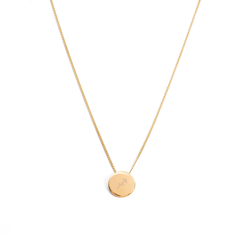 collier avec un signe du zodiaque - La Môme Bijou - argent 925 collier gold plated length necklace plaqué or plaqué or rose rose gold plated silver 925