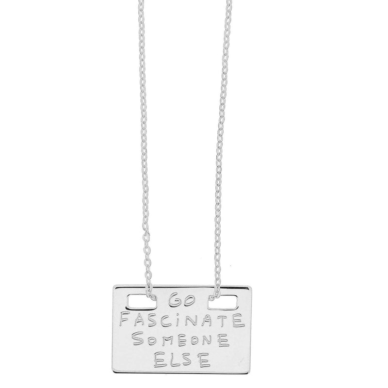 Collier "GO FASCINATE SOMEONE ELSE" - La Môme Bijou - collier length necklaces