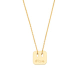 collier avec hashtag en argent 925, plaqué or et plaqué or rose - La Môme Bijou - argent 925 collier Gold Plated length Necklace plaqué or plaqué or rose rose gold plated silver 925