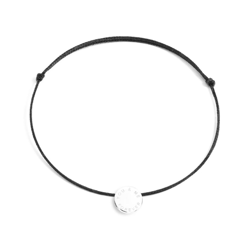 BRACELET "YOU AND ME FOREVER" - La Môme Bijou - argent 925 bracelet bracelets Gold Plated got a message IGM plaqué or Silver 925 sizable