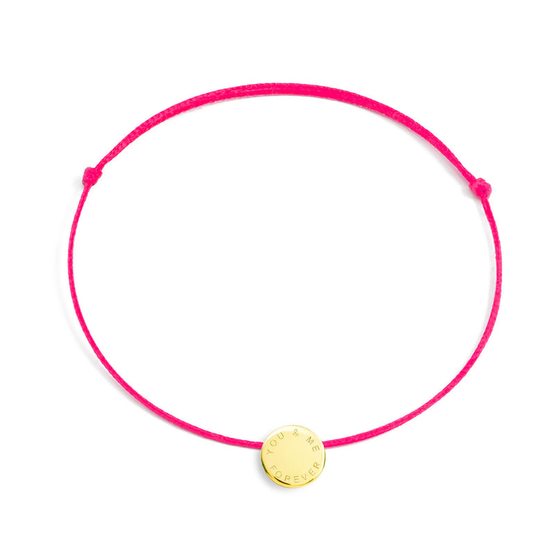 BRACELET "YOU AND ME FOREVER" - La Môme Bijou - argent 925 bracelet bracelets Gold Plated got a message IGM plaqué or Silver 925 sizable