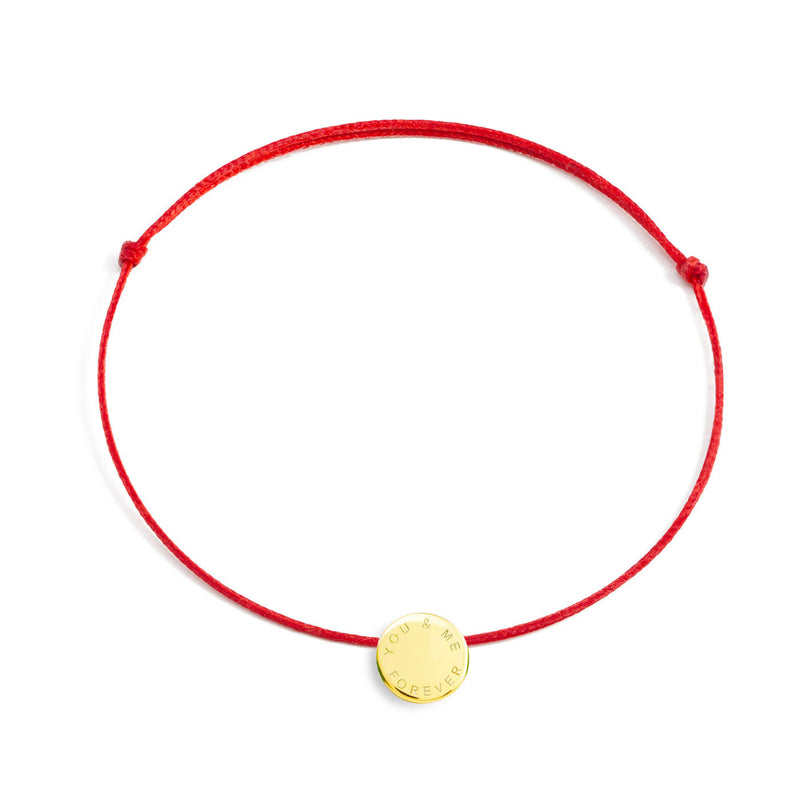BRACELET "YOU AND ME FOREVER" - La Môme Bijou - argent 925 bracelet bracelets Gold Plated got a message IGM plaqué or Silver 925 sizable